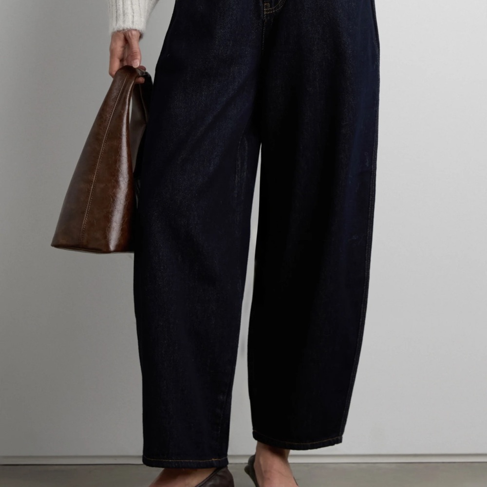 Navy Ankle-Length Jeans - Picture 3 of 3